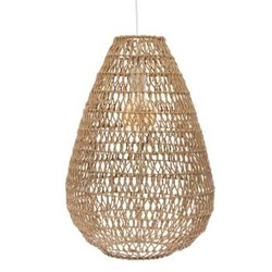 Lampa wisząca Etel papierowa boho do salonu i jadalni naturalna Atmosphera 55 cm
