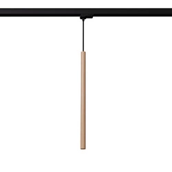 Lampa wisząca PASTELO drewno G9 #B
