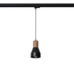 Lampa wisząca QUBIC czarna E27 3000K  7,5W 620lm