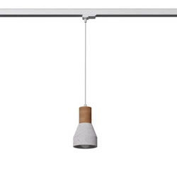 Lampa wisząca QUBIC szara E27 3000K 7,5W  620lm #W