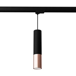 Lampa szynowa LOOPEZ czarny/miedź GU10 4000K 7W 530lm