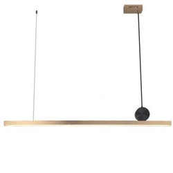 Lampa wisząca LED BOOGIE czarna regulowana 88 cm nad stół do jadalni lub kuchni