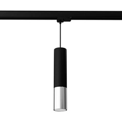 Lampa szynowa LOOPEZ czarny/chrom GU10 4000K 7W 530lm