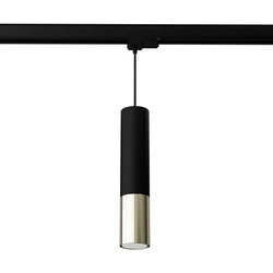 Lampa szynowa LOOPEZ czarny/złoty GU10 4000K 7W 530lm