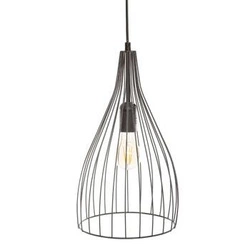 Lampa wisząca Rita czarna metalowa do salonu i kuchni nowoczesna Atmosphera 37,5 cm