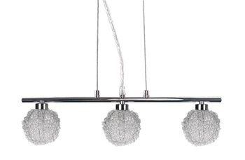Lampa wisząca Wind szklana nowoczesna 3-punktowa chrom do salonu i nad stół CANDELLUX