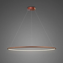 Lampa sufitowa LED okrągła miedziana 100cm No.1 Altavola Design do salonu regulowana