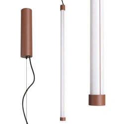 Lampa wisząca TRANG 75 mocca LED nowoczesna nad wyspę regulowana