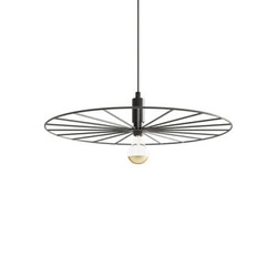 Lampa wisząca SIRKEL 45 czarna nowoczesna do salonu loftowa nad stół Thoro