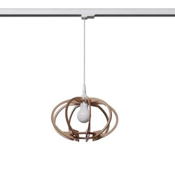 Lampa wisząca MANDELINO naturalne drewno  E27 4000K 7,5W 690lm #W