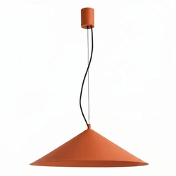 Lampa wisząca FINT LED nad stół regulowana ochra czerwona 50 cm