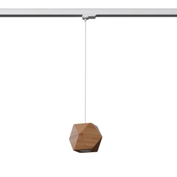 Lampa wisząca WOODY naturalne drewno  GU10 3000K 7W 510lm #W