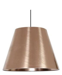 Lampa wisząca Platino 1 miedziana 35 cm glamour do salonu i jadalni CANDELLUX