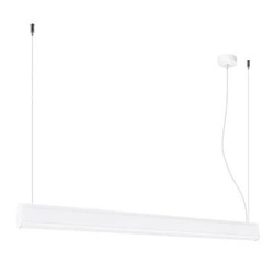 Lampa wisząca FARGE biała LED regulowana nad stół do jadalni nowoczesna 120 cm