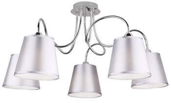 Lampa wisząca Luk 5-punktowa chrom glamour do salonu i jadalni CANDELLUX LIGHTING