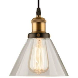 Lampa wisząca New York Loft szklana transparentna industrialna do salonu ALTAVOLA DESIGN