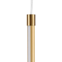 Lampa wisząca LED SPARO L złota 100 cm nowoczesna nad stół do salonu i kuchni