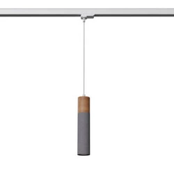 Lampa wisząca ZANE szara GU10 #W