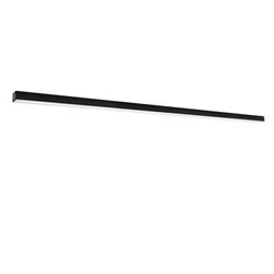 Plafon sufitowy LED PINNE 200 czarny nowoczesny do salonu i kuchni 4000K aluminium