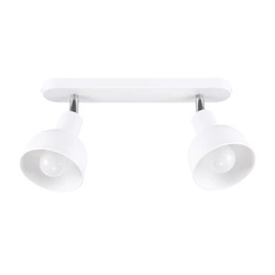 Plafon sufitowy ELBA 2 biały metalowy loftowy do salonu i sypialni SOLLUX LIGHTING