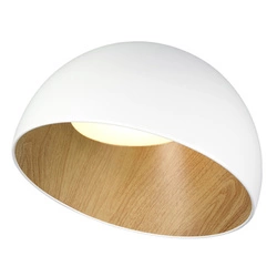 Plafon sufitowy LED Padella biały 35cm nowoczesny do salonu, kuchni i sypialni