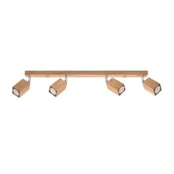 Plafon drewniany KEKE 4 dąb nowoczesny do salonu i kuchni 80 cm Sollux Lighting