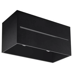 Plafon sufitowy LOBO MAXI czarny nowoczesny metalowy do salonu kuchni sypialni 2xG9