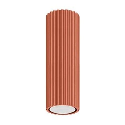 Plafon sufitowy KARBON 20 czerwony nowoczesny do salonu i sypialni aluminium SOLLUX