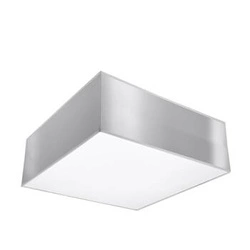 Plafon kwadratowy szary Horus 25 nowoczesny do salonu, sypialni, kuchni Sollux