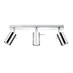 Plafon sufitowy RING 3 chrom nowoczesny metalowy do salonu kuchni lub sypialni 45 cm