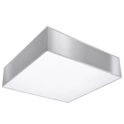 Plafon kwadratowy szary HORUS 35 Sollux nowoczesny do salonu kuchni sypialni E27