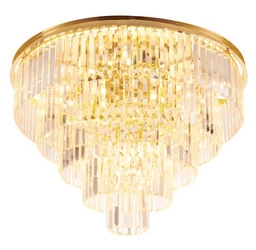 Plafon sufitowy SPLENDORE złoty okrągły 80 cm glamour do salonu i sypialni Step into Design