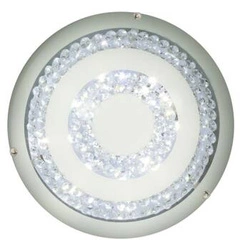 Plafon Monza 40 szklany LED 16W glamour okrągły do salonu i sypialni CANDELLUX