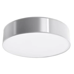 Plafon okrągły szary nowoczesny Arena 45 PVC do salonu kuchni sypialni Sollux