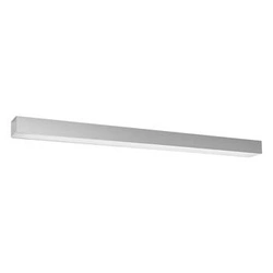Plafon sufitowy LED Pinne 90 szary nowoczesny metalowy do kuchni, salonu i sypialni