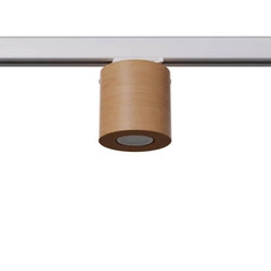 Plafon ORBIS naturalne drewno GU10 #W