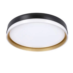 Plafon sufitowy LED Manhattan 38 cm nowoczesny okrągły biały do salonu i kuchni