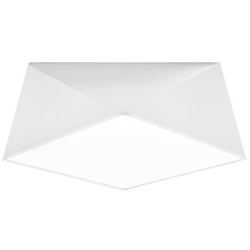 Plafon sufitowy HEXA 35 biały nowoczesny PVC do salonu, kuchni lub sypialni E27