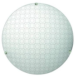 Plafon sufitowy LED Sesi 30 biały szklany okrągły do salonu i przedpokoju CANDELLUX