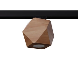 Plafon WOODY naturalne drewno GU10 4000K  7W 530lm #B