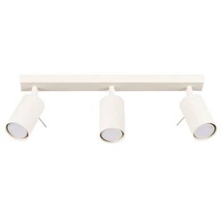 Plafon sufitowy RING 3L beżowy nowoczesny metalowy do salonu i sypialni ruchomy klosz