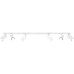 Plafon sufitowy RING 6L biały nowoczesny metalowy do salonu kuchni lub sypialni Sollux