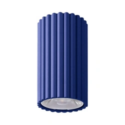 Plafon sufitowy LED IVAR ultramaryna tuba nowoczesna do salonu