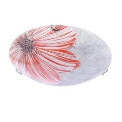 Plafon Spring 30 1x60W E27 czerwony