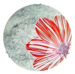 Plafon Spring 40 2x60W E27 czerwony