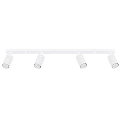 Plafon sufitowy nowoczesny biały Karbon 4L ruchomy do salonu i sypialni SOLLUX