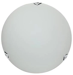 Plafon sufitowy Sara 30 cm biały nowoczesny szklany okrągły do salonu i kuchni CANDELLUX