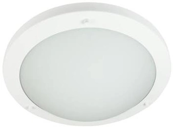 Plafon sufitowy LED Aquila 31 cm biały szklany okrągły IP44 nowoczesny do łazienki