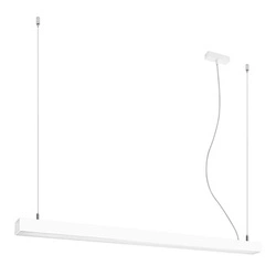 Lampa wisząca LED Pinne 117 biała nowoczesna lampa nad stół do kuchni i jadalni