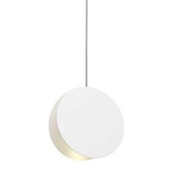 Lampa wisząca PILLS L biała 33 cm nowoczesna lampa do salonu i nad stół regulowana